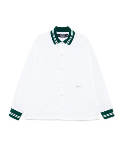 JACQUEMUS LAPEL LONG-SLEEVED SHIRT
