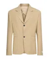 Jacquemus Mens Beige La Veste Canevas Regular-fit Wool Blazer
