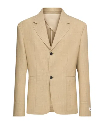 JACQUEMUS LAPEL LONG-SLEEVED SUIT JACKET