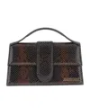 Jacquemus Womens Dark Brown Le Grand Bambino Leather Top Handle Bag In Brown