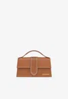 Jacquemus Le Grand Bambino In Smooth Leather In Brown