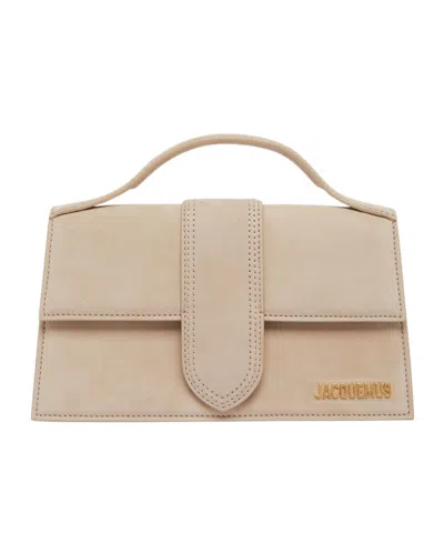 Jacquemus Large Bambino Shoulder Bag In Brown