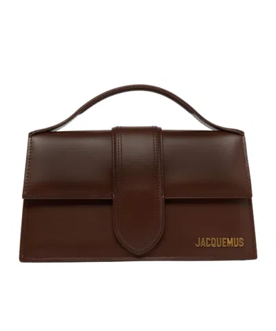 Jacquemus Large Bambino Shoulder Bag In Brown