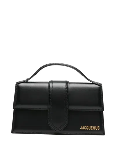 Pre-owned Jacquemus Large Bambino Tote Bag In Black