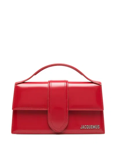 Pre-owned Jacquemus Large Bambino Tote Bag In Red