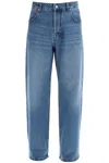 Jacquemus Large Denim Jeans From Nimes In Blue