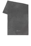 Jacquemus Large Echarpe Cashmere Tailleur In Gray
