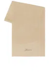 Jacquemus Large Echarpe Cashmere Tailleur In Neutral