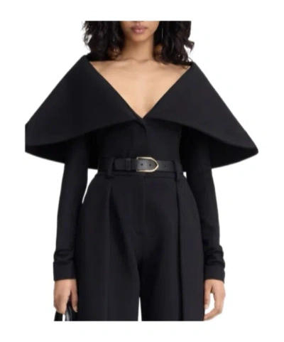 JACQUEMUS JACQUEMUS LA VESTE GIACCA DRAPED COLLAR JACKET