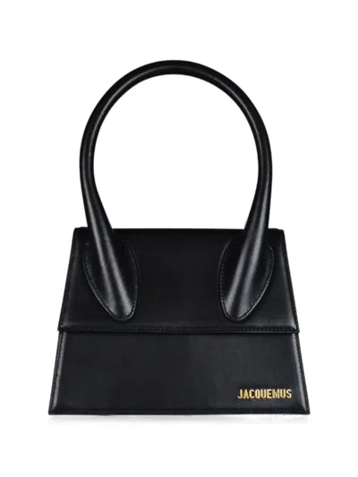Jacquemus Large Le Chiquito Tote Bag In Black