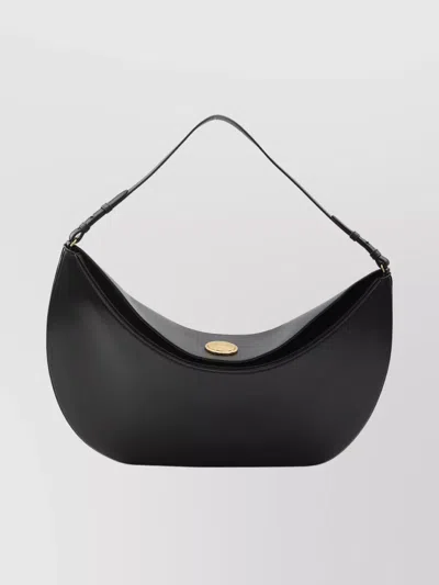 Jacquemus Large Oval Leather Shoulder Bag