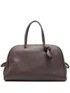 Jacquemus Large Structured Bag With Pebbled Texture In Brown