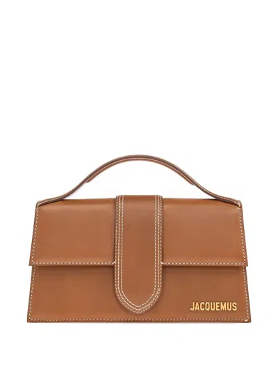 JACQUEMUS JACQUEMUS LARGE THE BAMBINO TOP-HANDLE LEATHER BAG