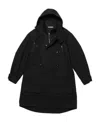 Jacquemus Layered Cotton-blend Parka In Black