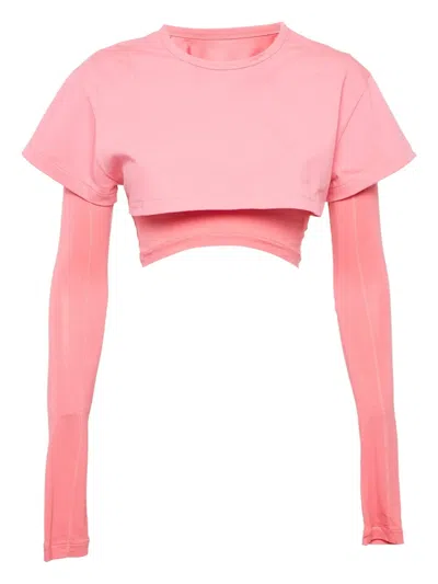 Pre-owned Jacquemus Layered T-shirt In Pink