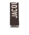 Jacquemus L'écharpe  Virgin-wool Scarf In Black