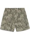 Jacquemus Le Aloe Shorts In Green
