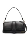 Jacquemus Womens Black Le Petit Bambino Puffy Leather Shoulder Bag In Black