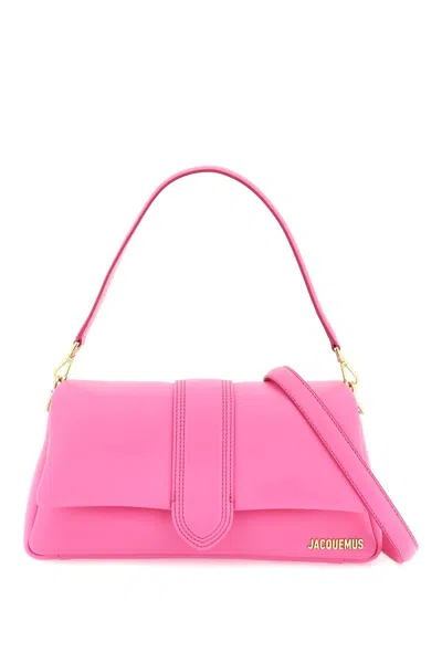 Jacquemus Le Bambimou Padded Shoulder Bag In Fuchsia