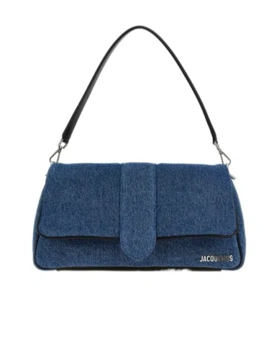 Jacquemus 'le Bambimou' Flip Shoulder Bag In Blue