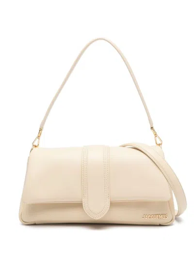 Jacquemus Le Bambimou Leather Bag In Neutrals