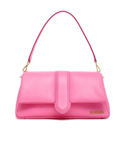 Jacquemus Le Bambimou Padded Leather Shoulder Bag In Pink