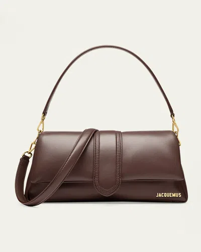 Jacquemus Le Bambimou Padded Shoulder Bag In Medium Brown