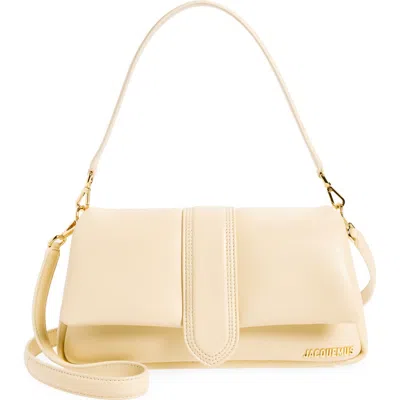 Jacquemus Le Petit Bambimou Leather Shoulder Bag In Yellow