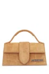 Jacquemus Le Grand Bambino Croc-embossed Suede Top Handle Bag