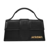 Jacquemus Medium Logo Shoulder Bag In Black