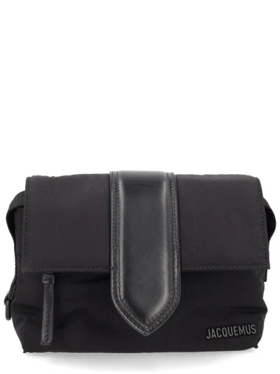 Jacquemus Le Petit Messenger Bambino Shoulder Bag In Black