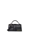 Jacquemus Black Le Bambino Leather Bag In Black