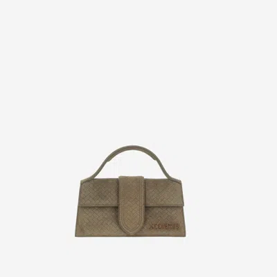Jacquemus Olive Bambino Crossbody Bag In Green