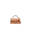 Jacquemus Women Light Brown The Bambino Mini Handbag In Brown