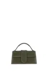 Jacquemus Womens Dark Khaki Le Grand Bambino Leather Top-handle Bag In Green