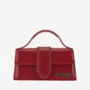 Jacquemus Women Le Bambino Leather Handbag In Red