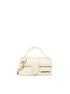 Jacquemus Le Grand Bambino Leather Top-handle Bag In White