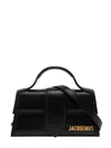 Jacquemus Medium Logo Shoulder Bag In Black