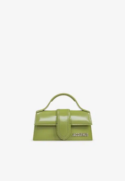 JACQUEMUS LE BAMBINO CALF LEATHER TOP HANDLE BAG