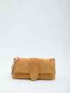 Jacquemus Camel Leather Bag In Brown