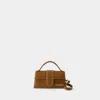 Jacquemus Le Bambino Mini Leather Bag In Brown