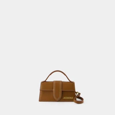 JACQUEMUS SAC À BANDOULIÈRE LE BAMBINO - JACQUEMUS - CUIR - MARRON CLAIR 2