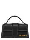 Jacquemus Le Bambino Small Leather Shoulder Bag In Black