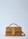 Jacquemus Le Grand Bambino En Croûte De Cuir Embossée Croco In Brown
