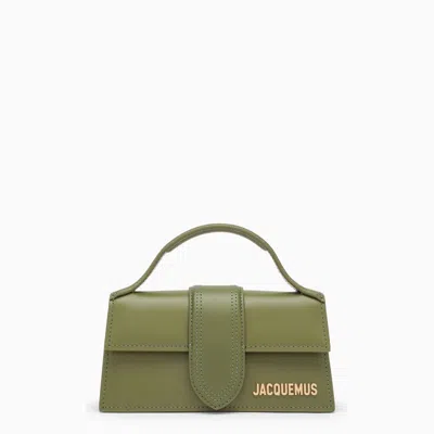Jacquemus Le Bambino Khaki-coloured Leather Bag Women In Green