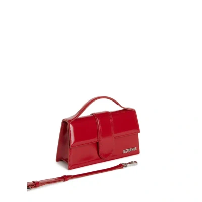 Jacquemus Le Bambino Large Leather Handbag In Black