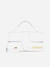 Jacquemus Leather Le Grand Bambino Shoulder Bag In White