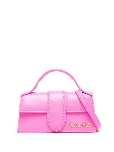 Jacquemus Le Bambino Leather Handbag In Pink