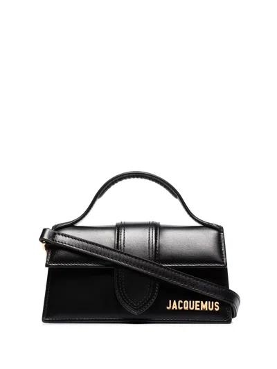 Jacquemus Le Bambino Leather Handbag In Black