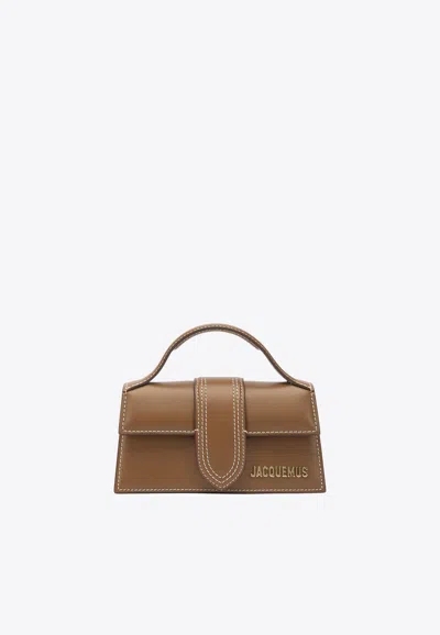 Jacquemus Le Bambino Leather Handbag In Brown